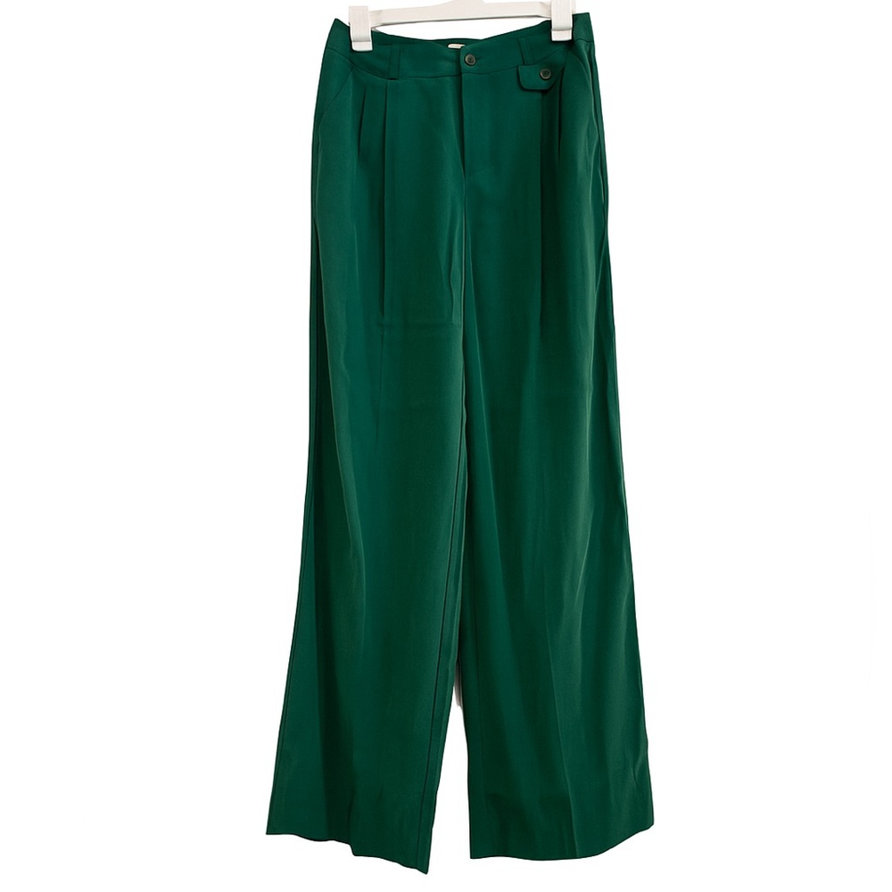 A New Day 💚 Green Wide Leg Trousers